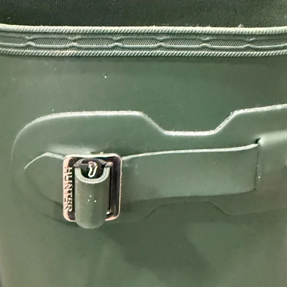 Hunter Green Women's Tall Rain Boots - Picture 5 of 10